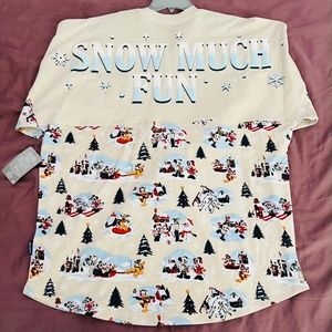 Disney - Snow Much Fun, Christmas Spirit Jersey, New with Tags